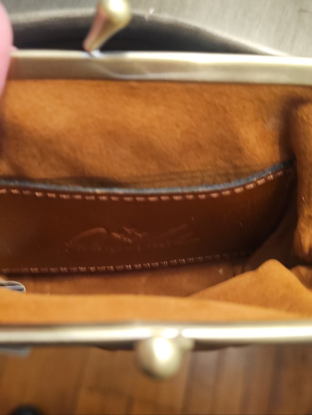 Patricia Nash Brown Floral Coin Purse